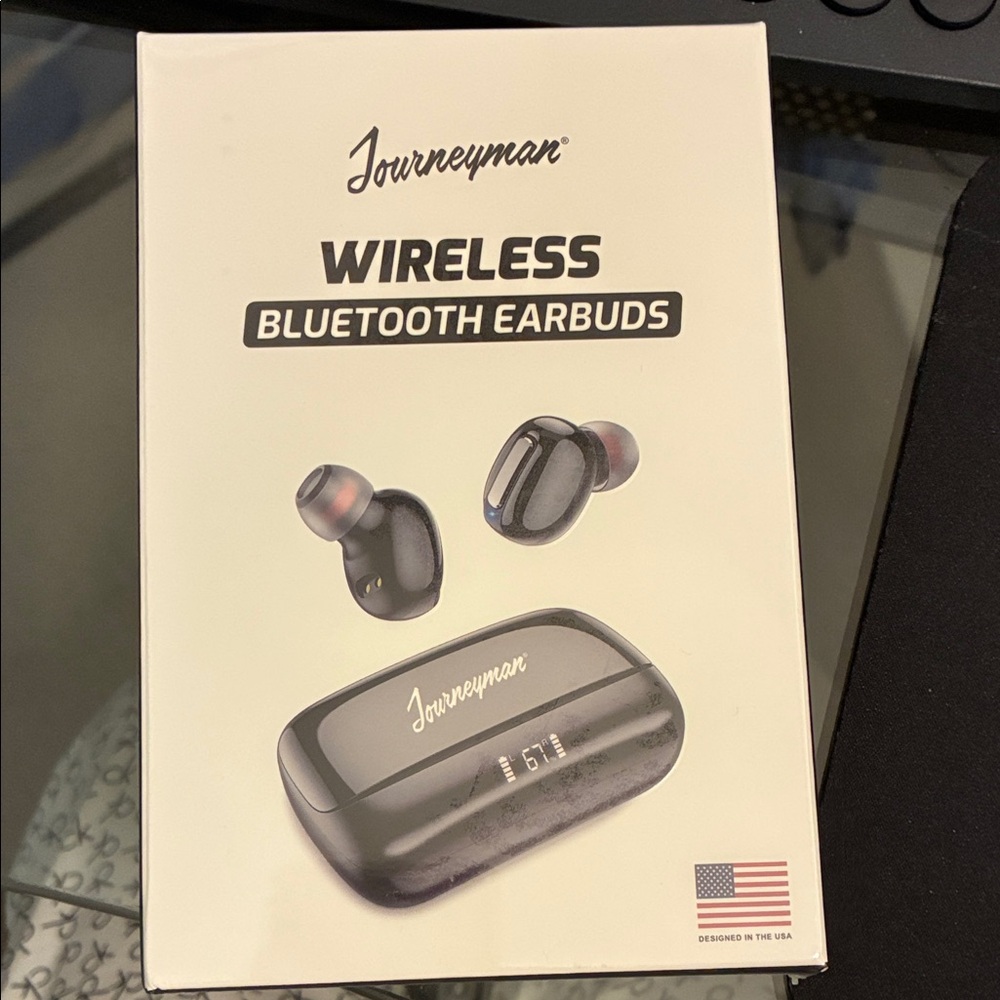 Black Wireless Bluetooth Earbuds